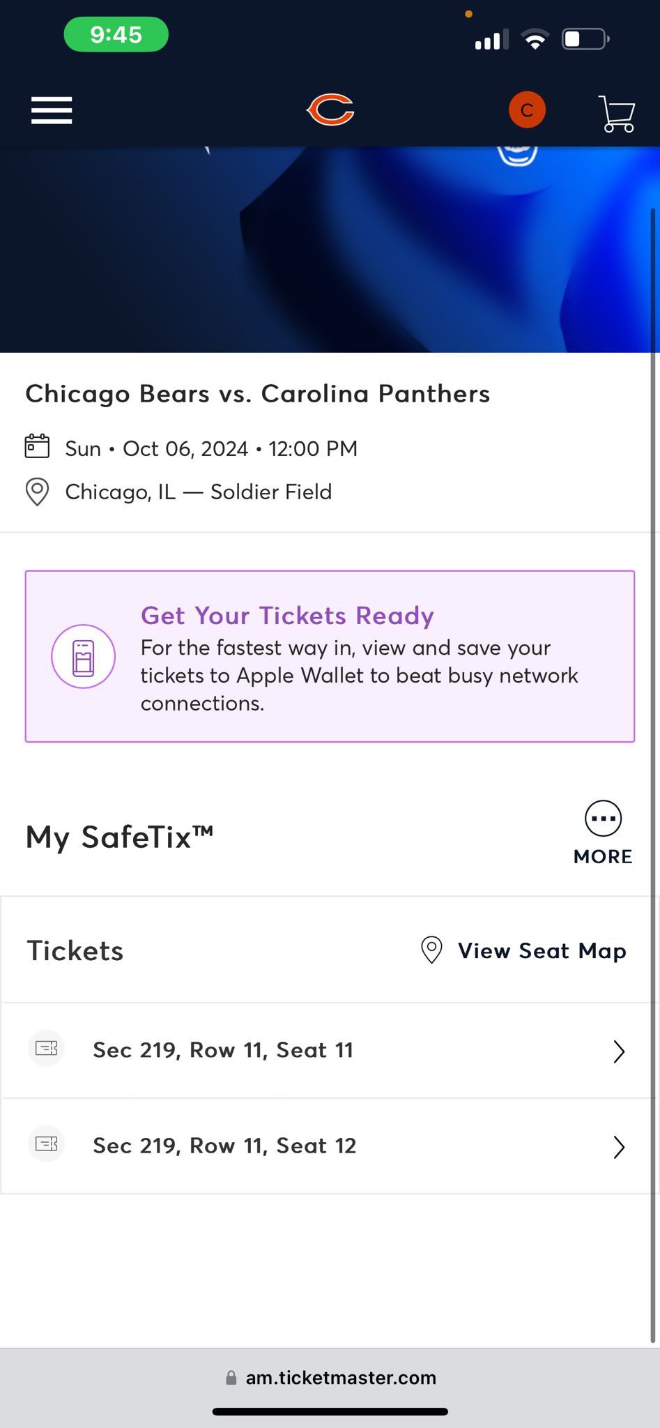 CHICAGO BEARS WEEK 5 VS PANTHERS 🐻