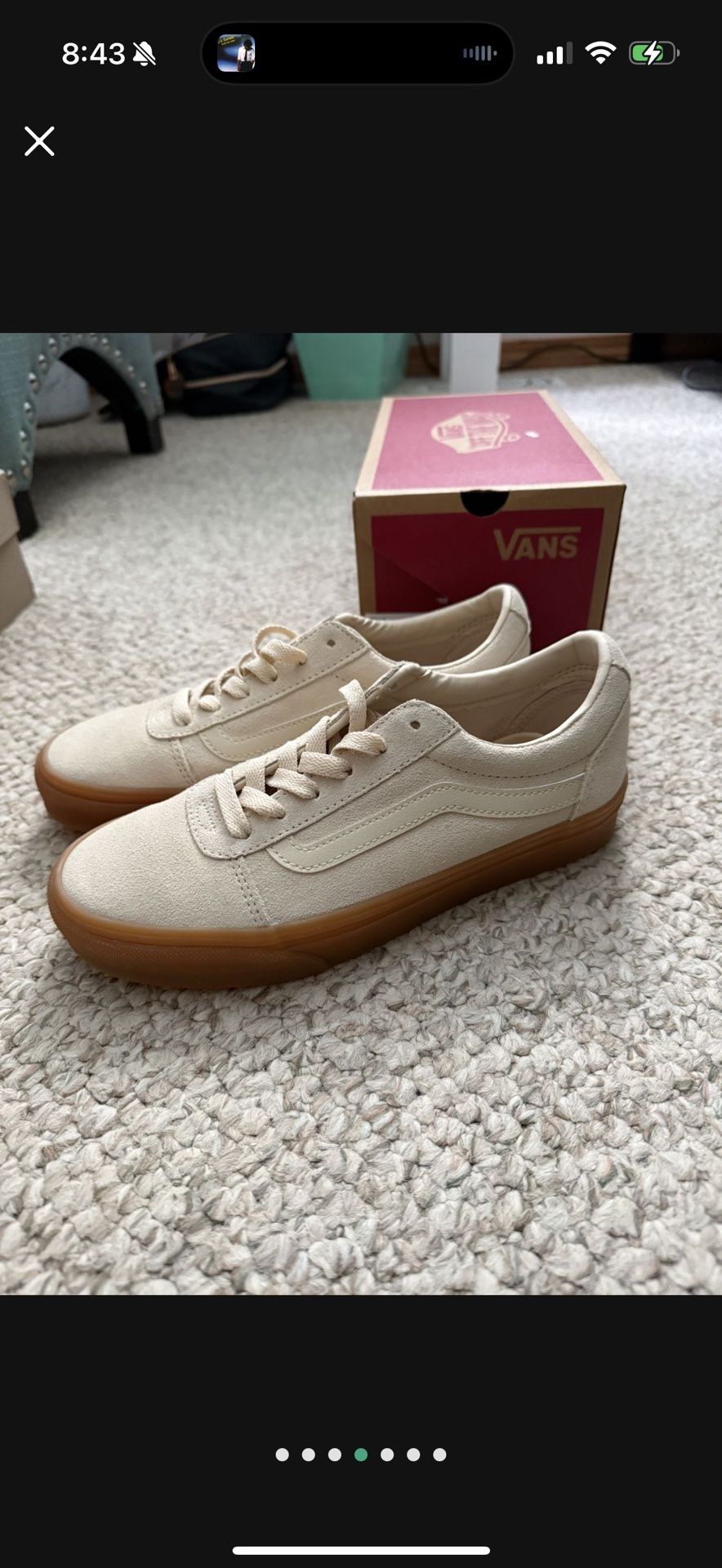 NIB WOMENS Vans Ward Sneaker -SIZE 8