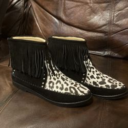 Montana West Boots Snow Leopard 