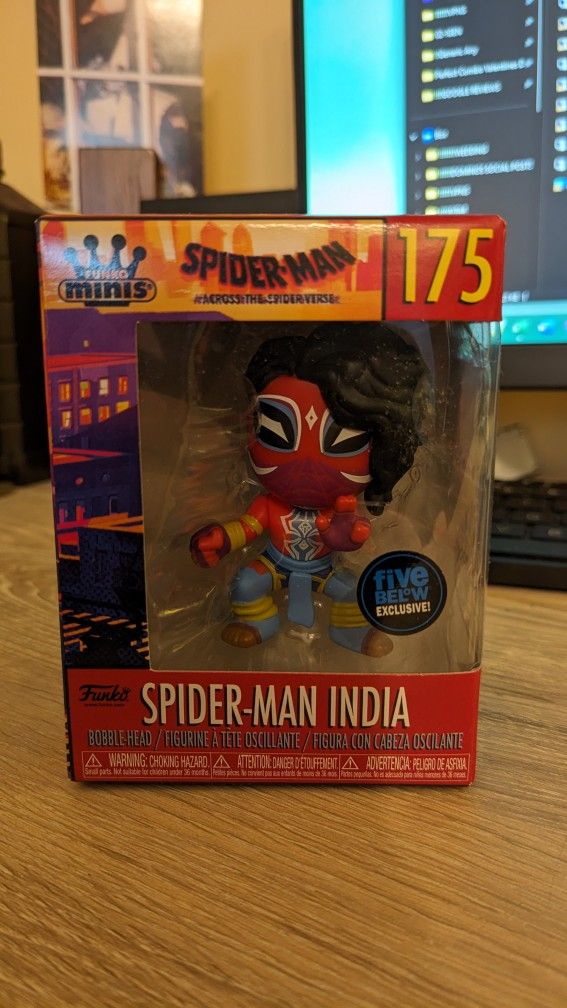 Spider-Man: Across the SpiderVerse Spider-Man India FunkoMinis #175