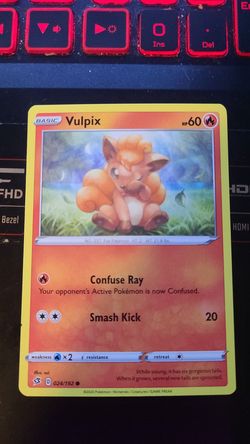 Pokemon Card - 024/192 - Vulpix - New Rare Card - Rebel Clash - kids toy xmas