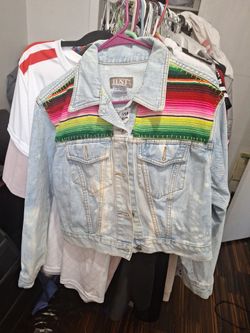 Sarape Jean  Jacket Small