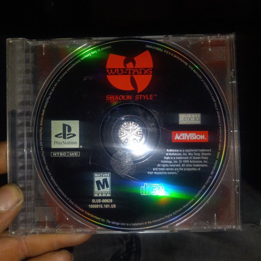 Wu-Tang: Shaolin Style PSX Back cover