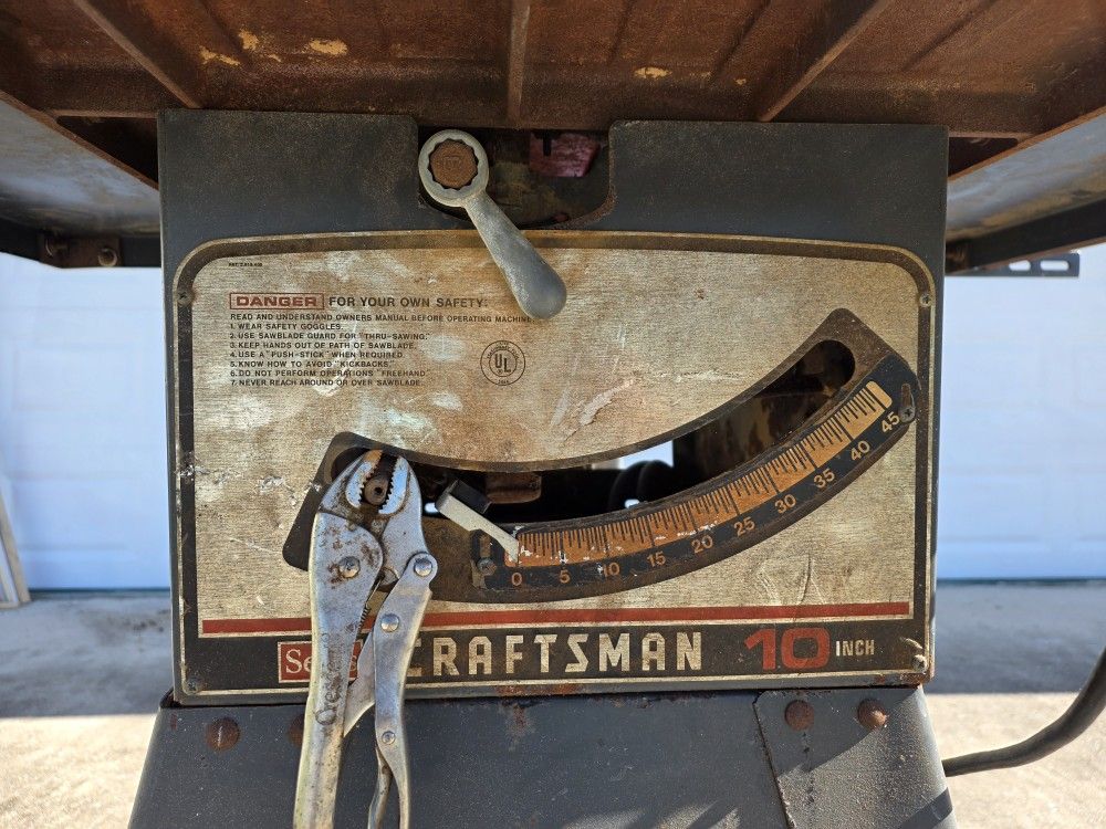 Craftsman 10 Inch Belt Drive Tablesaw