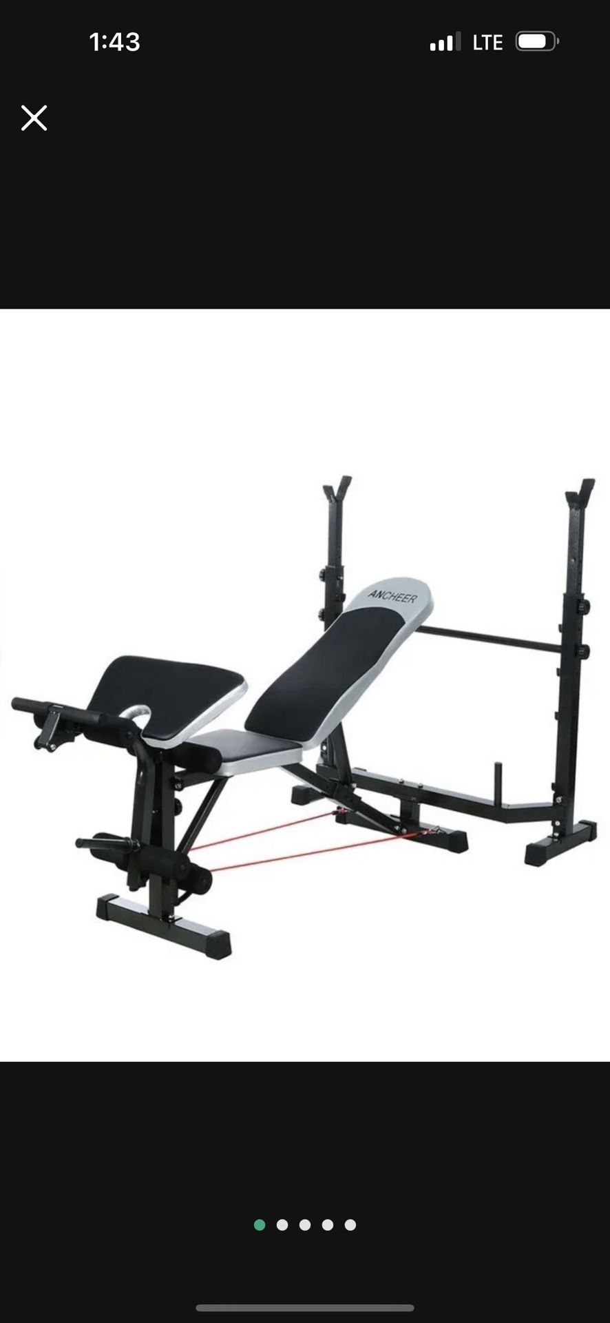 Ancheer Olympic Weight Bench $80
