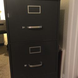 Steelcase 2 Drawer Vertical Filing Cabinet