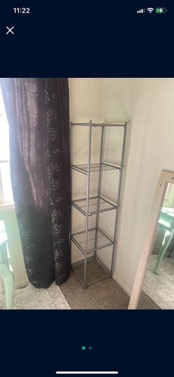 Foldable  Square Tall Metal Shelf 