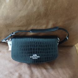 Coach Black Pocket Book Brand New 