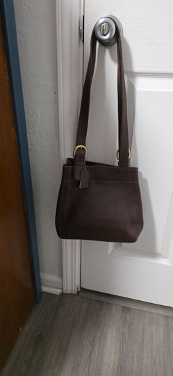 Vintage 90's COACH #4140 Leather Soho Waverly Lafayette Shoulder Tote Bag, Brown
