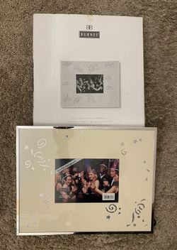 Burnes Celebration Autograph silver/chrome picture frame (NEW) 