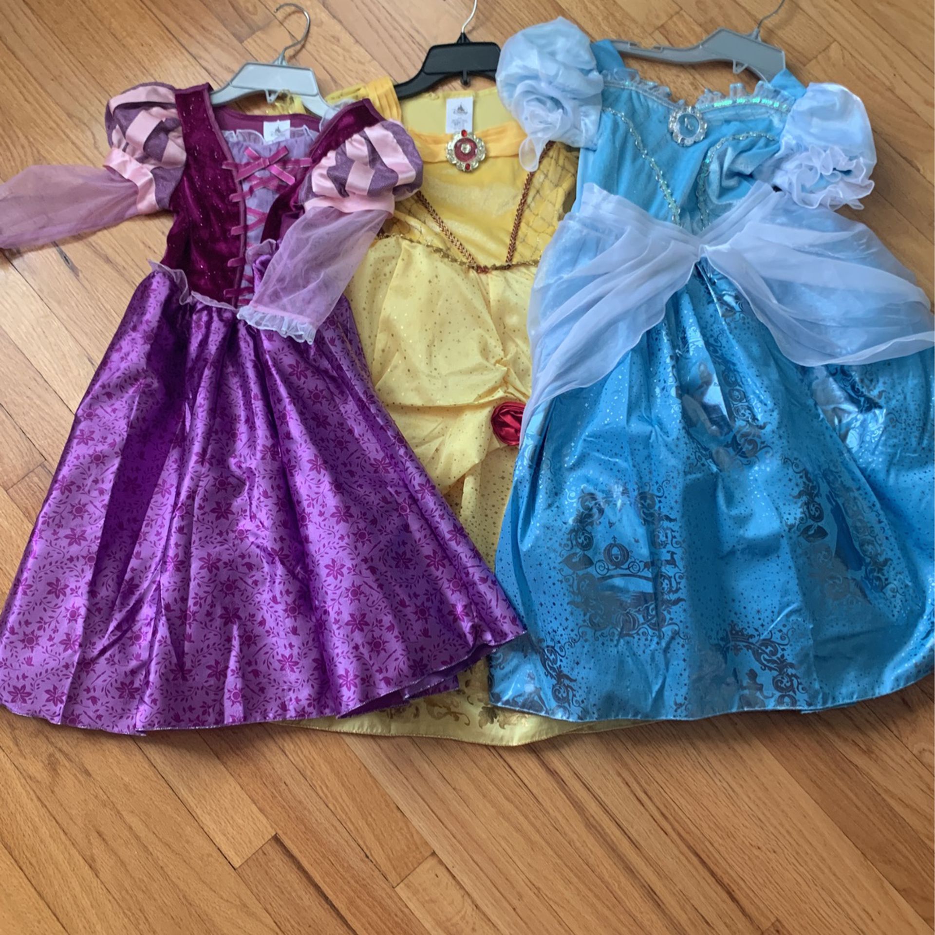 Authentic Disney Princess Dresses Size 5/6