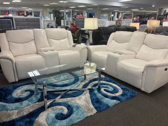 Crazy Offer‼️White Two Piece Power Reclining Furniture $1499