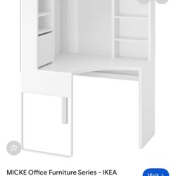 **FREE** IKEA - Micke Desk With Hutch