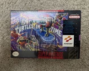 SNES Turtles in Time CIB