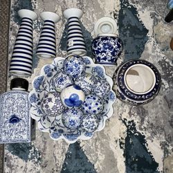 Blue And White Home Decor