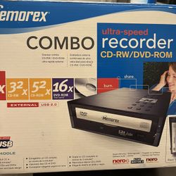 Combo Recorder DVD - CD RW - new In Box 