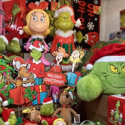 Grinch Christmas Yard Stand 