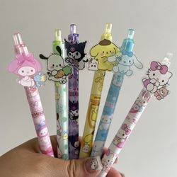 Hello kitty and friends 6pc pen set