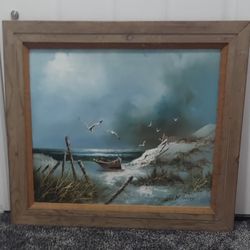 H. GAILEY OIL ON CANVAS PAINTING