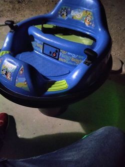 bluey bumper neon light bumper cart