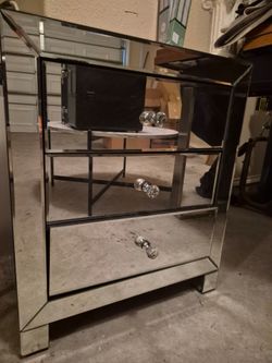 Mirrored Night Stand