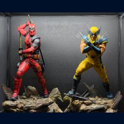 1/4 Iron Studio Statue Deadpool And Wolverine 