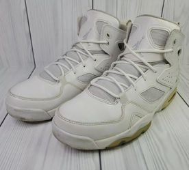Nike Jordan Flight Club 91' Basketball Shoes Size 9 White 555475