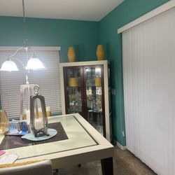 Dinning Room Table And China Cabinet