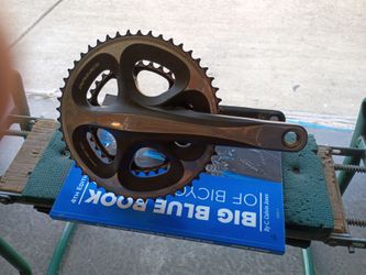 Shimano Dura Ace compact crank set with bearings