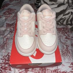 Nike Dunk Low TD Orange Pearl Toddler Size 9