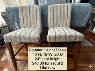 Bar style chairs