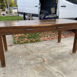 Antique Library Desk Table