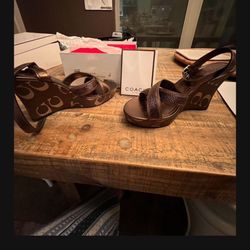 Authentic Brand New Ladies Woman Coach Heels 