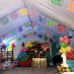 Balloon Garland Fiesta Theme