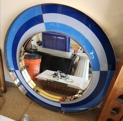 Jonathan Adler Harlequin Round Mirror