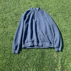 Lee Fleece-Lined Quarter-Zip Pullover Sweatshirt – Size M, Regular Fit