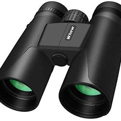 Binoculars for Adults,10x42 Compact HD Binoculars with Low Light Night Vision for Bird Watching Hunting Hiking Travel Stargazing Concerts Sports, BAK4