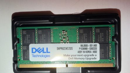 Dell 32GB DDR5-4800 SODIMM Laptop RAM