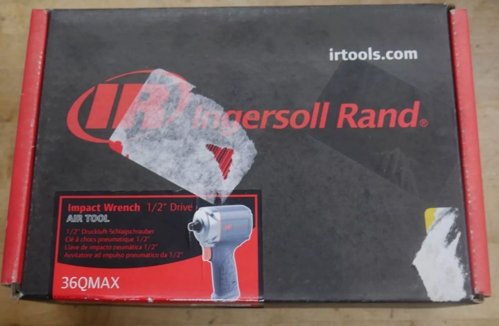 Ingersoll-Rand 36QMAX IR36QMAX 1/2" Drive Ultra Compact Impact Wrench. new. open box.
