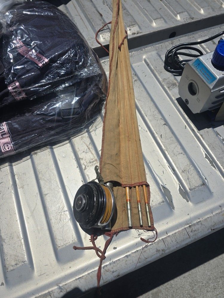 Vintage South Bend Split Bamboo Fly Rod # 57 9 ft