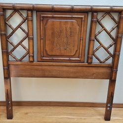 Dixie Aloha Twin Faux Bamboo Headboard  VINTAGE