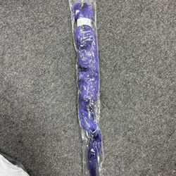 Easy Braid Purple Hair Extensions For Braiding Approximately 26" Long