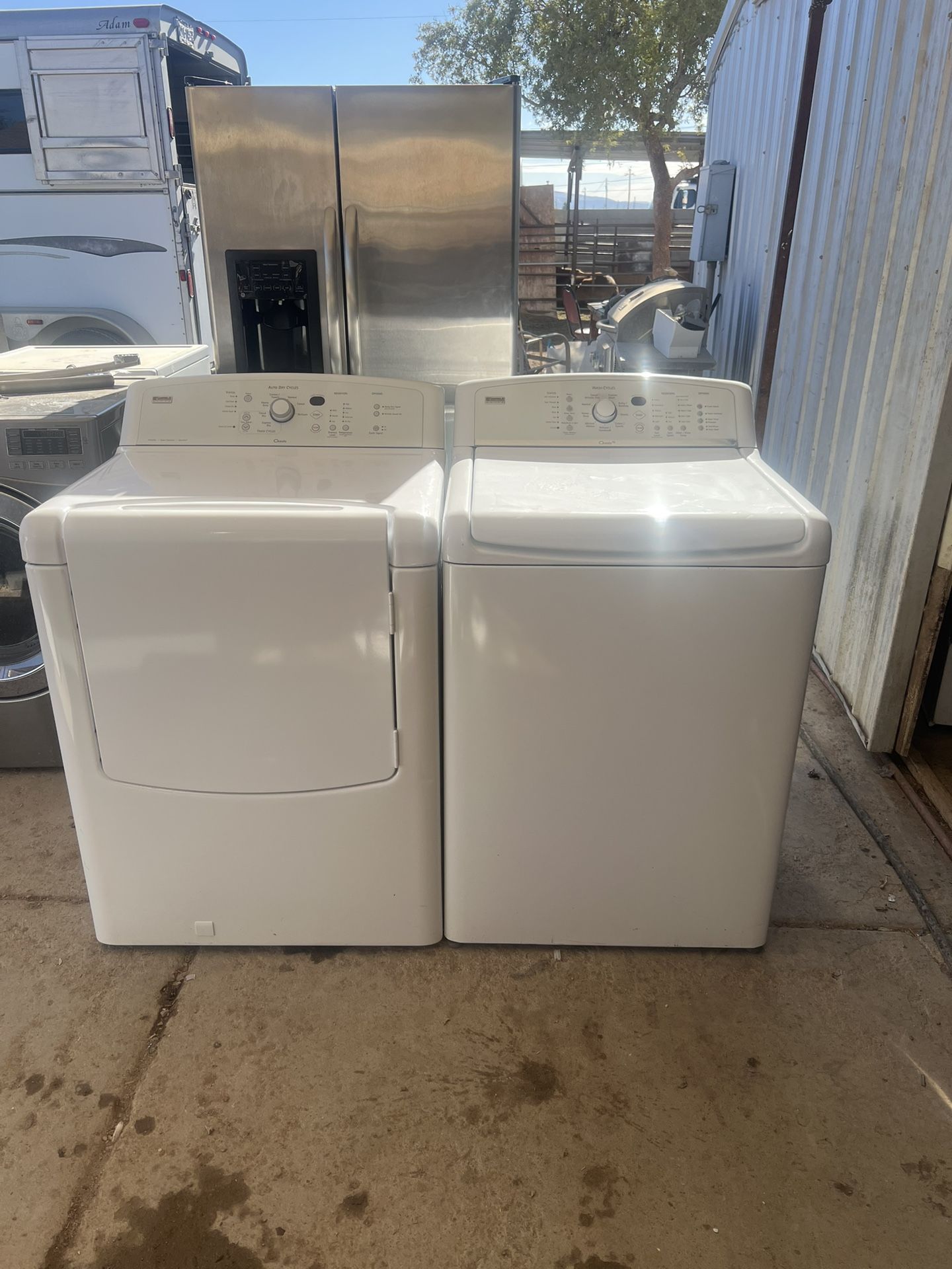 KENMORE OASYS WASHER AND GAS DRYER