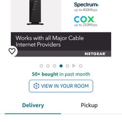 NETGEAR Cable Modem WiFi Router Combo C6300 Docsis 3.0