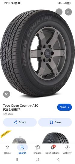 Toyo Open Country A30 Tire P265/65R17