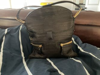 VBH Handmade Numbered Edition Brown Leather and Ostrich Leg Shoulder Bag