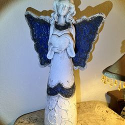 Angel Statue Mosaic 25” X 15”