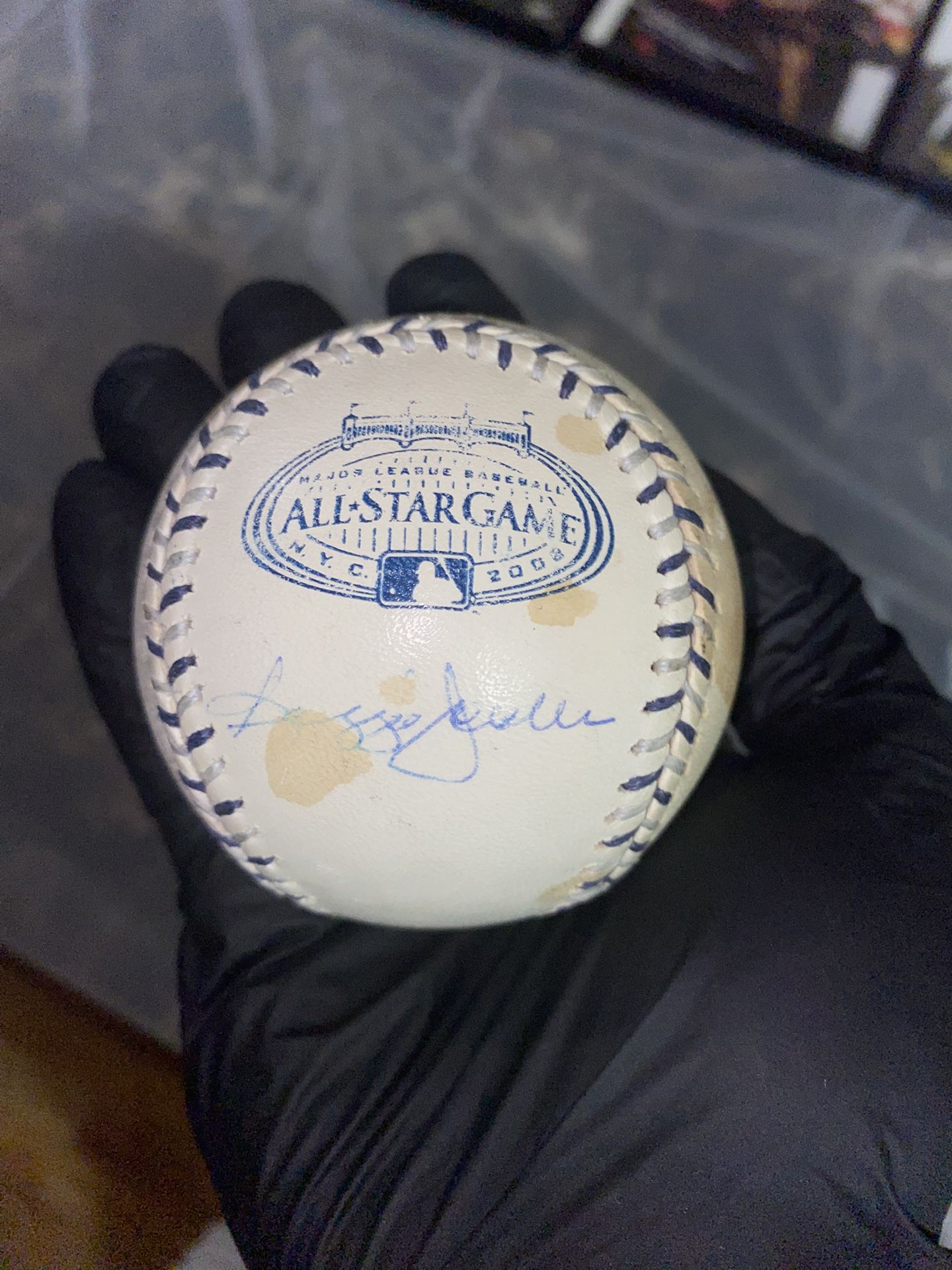 Reggie Jackson Signed Baseball 2008 All-Star official