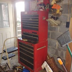 The Vintage Combo Sears Craftsman Top 10-Drawer Chest Toolbox