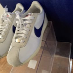 Nike Cortez Textile shoes in the White/Phantom colorway